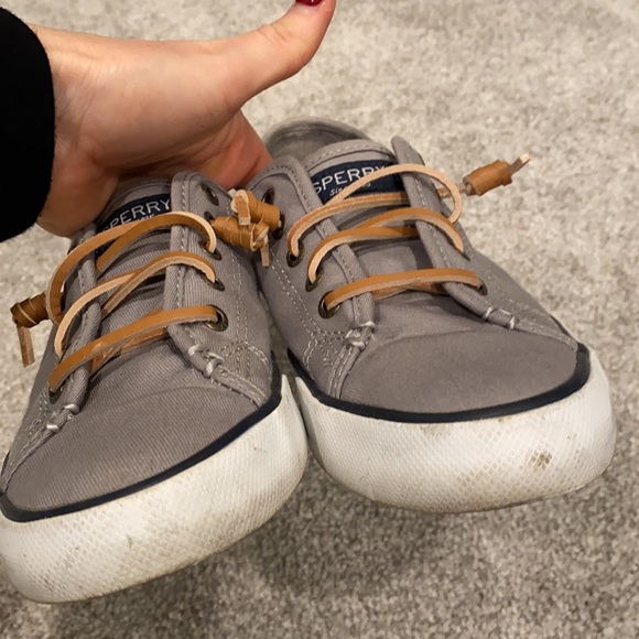 Sperry Canvas Slip On Dock Shoes - Picture 4 of 5